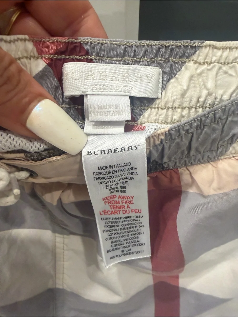 Burberry Boys Swim Trunks size 12